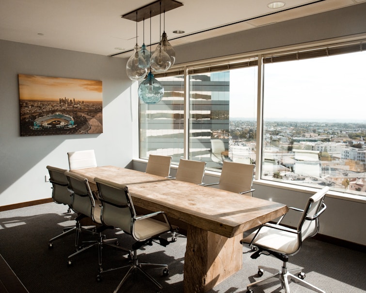 Modern executive meeting room setup by TaskTel